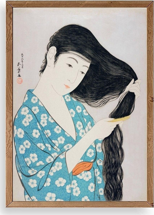 Hashiguchi Goyo Ahşap Çerçeveli Tablo