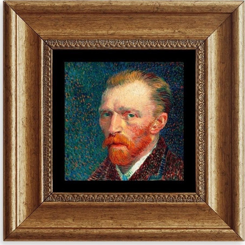 Van Gogh Çerçeveli Taş Tablo