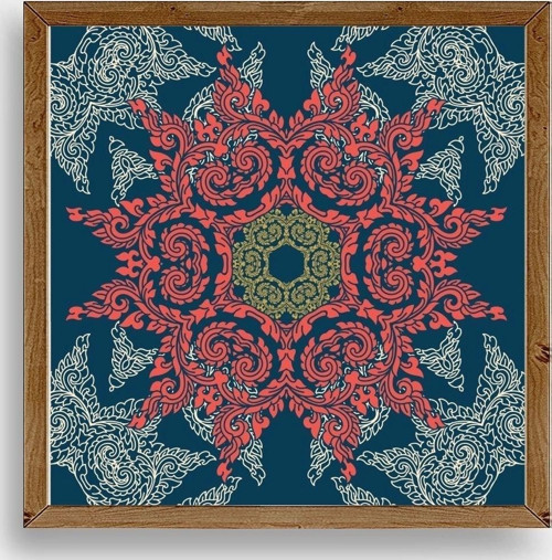 Motif Ahşap Çerçeveli Tablo