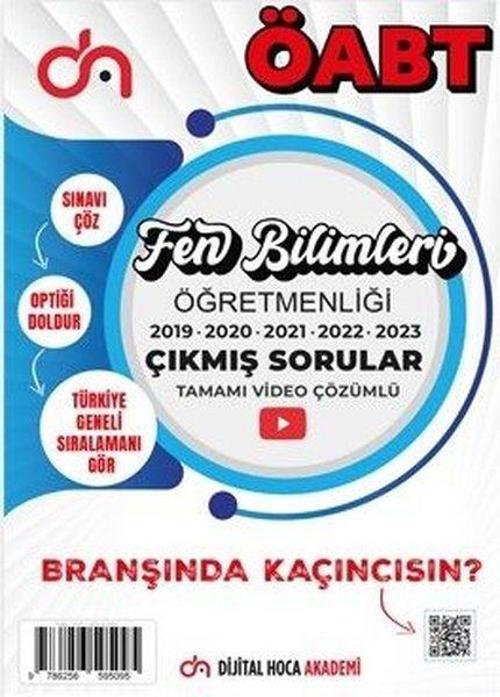 2024 ÖABT Fen Bilimleri Öğretmenliği Son Beş Yıl Çıkmış Sorular Tamamı Video Çözümlü