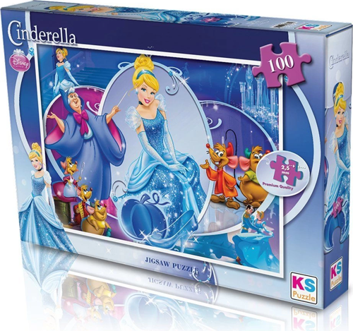 Crl714 Ks, Cinderella / 100 Parça Puzzle