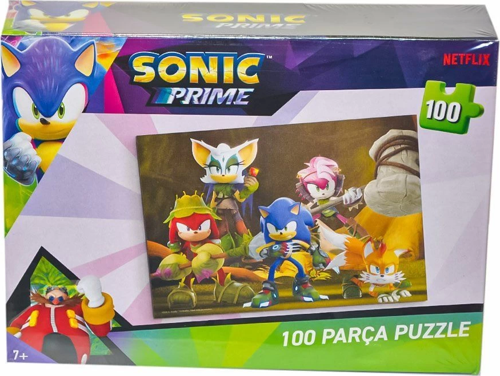So7908 Sonic 100 Parça Puzzle - Laço Kids