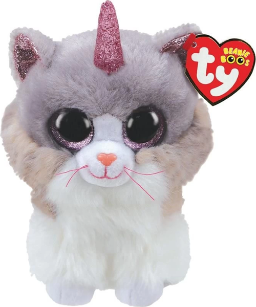 Ty Beanie Boos Peluş Unicorn Kedi Asher 13 Cm