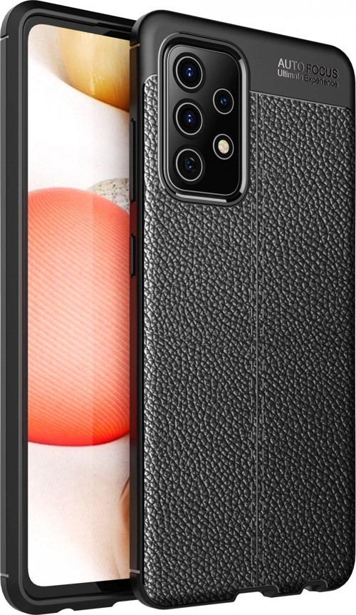 Galaxy A52 Kılıf Auto Focus Kapak - Siyah-(5796)