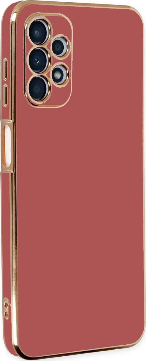 Galaxy A13 4G Kılıf Volet Silikon - Kırmızı-(5796)