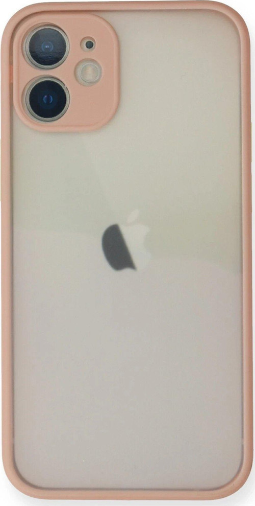 Iphone 11 Kılıf Montreal Silikon Kapak - Pembe-(5796)