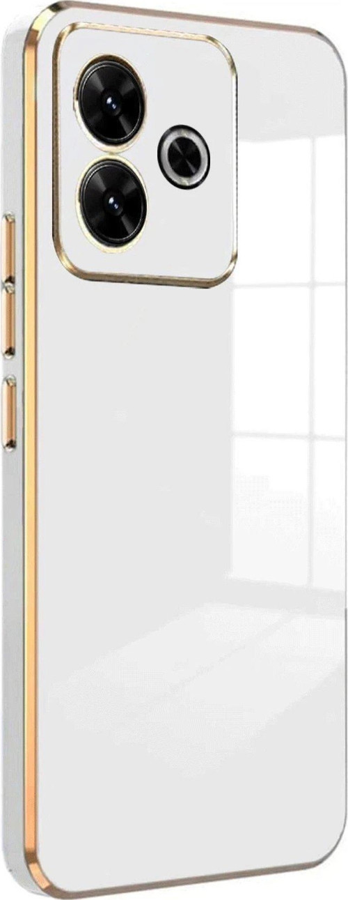 Redmi 13 4G Kılıf Volet Silikon - Beyaz-(5796)