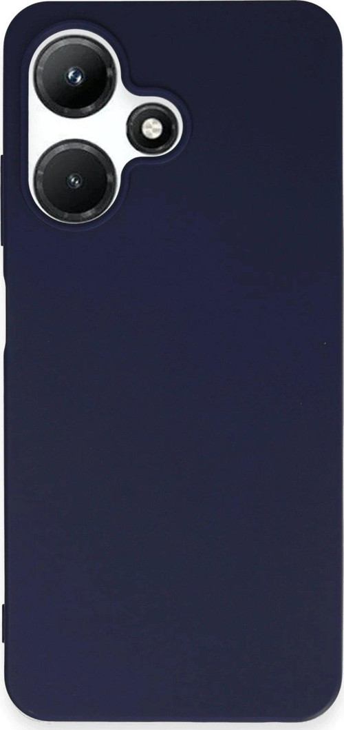 İnfinix Hot 30I Kılıf First Silikon - Lacivert-(5796)