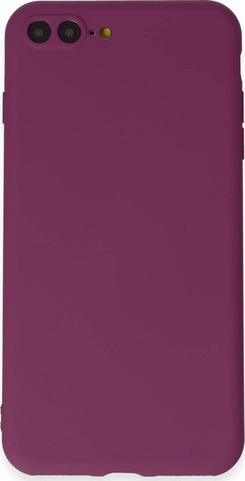 Iphone 7 Kılıf First Silikon - Mürdüm-(5796)