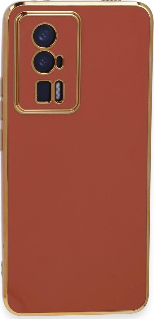 Poco F5 Kılıf Volet Silikon - Kırmızı-(5796)
