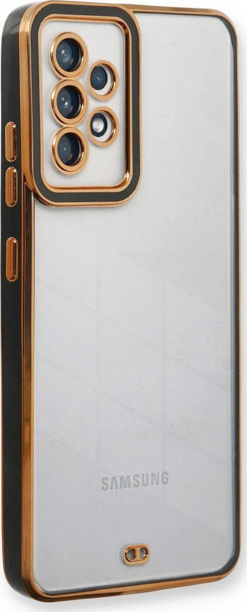 Galaxy A73 5G Kılıf Liva Lens Silikon - Siyah-(5796)
