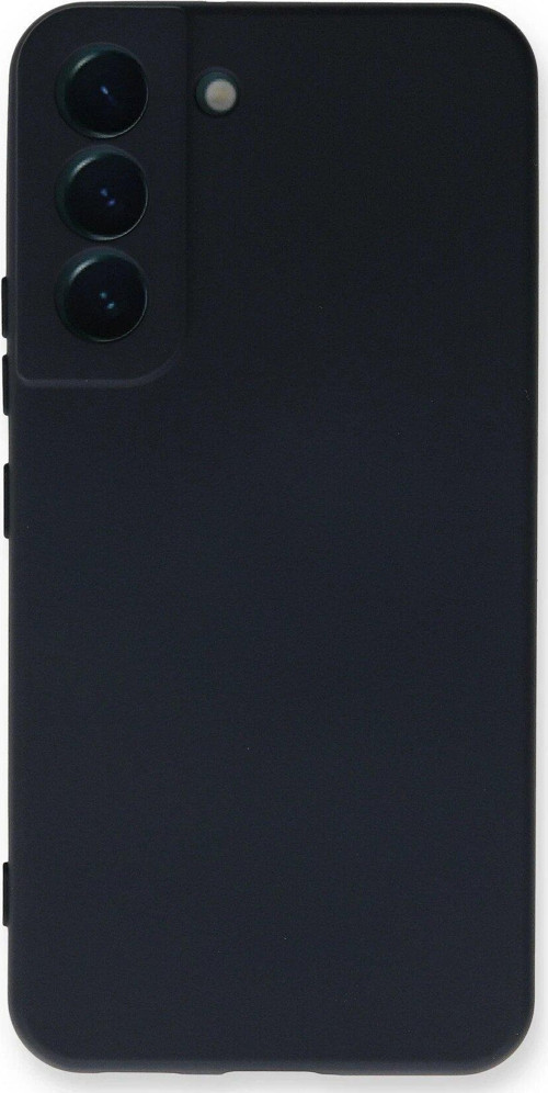 Galaxy S23 Kılıf Nano Içi Kadife Silikon - Lacivert-(5796)