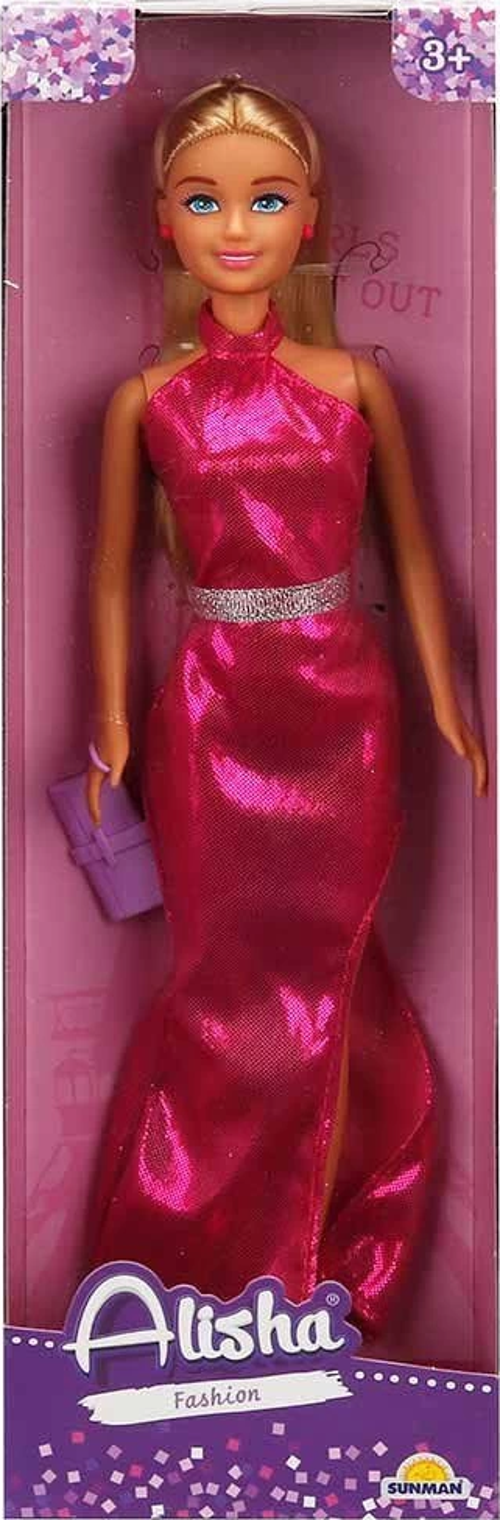 3394 Sun-Rst-Sis-Minik Alisha Gece Elbiseli Bebek Set 2Asortili -