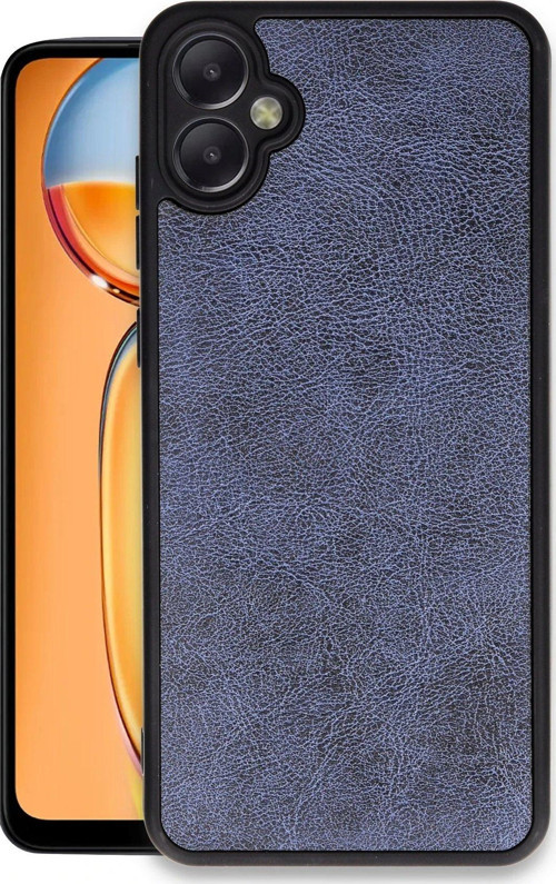 Galaxy A05 Kılıf Aras Deri Kapak - Lacivert-(5796)