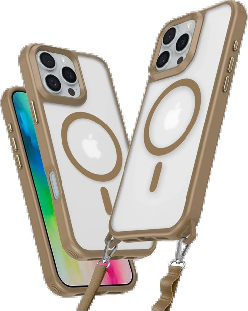 Iphone 16 Kılıf Enka Magsafe Silikon Kılıf - Desert-(5796)