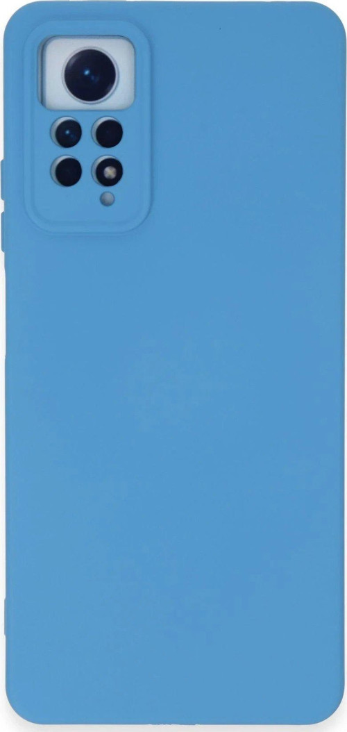 Redmi Note 12 4G Kılıf Nano Içi Kadife Silikon - Mavi-(5796)