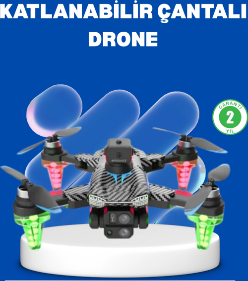 1080P Full Hd Katlanabilir Drone Uzun Uçuş Süreli Hafif Tasarım