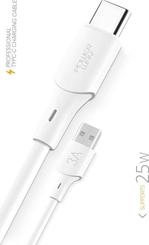 Qc3A 25W Type C To Usb Şarj Ve Data Kablosu