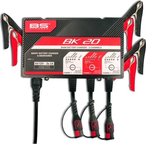 Bk20 3 Kanal Akü Şarj İstasyonu 6V/12V 2A