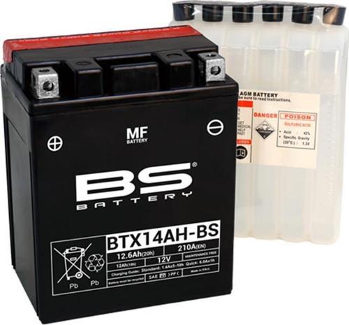 BTX14AH-BS Motosiklet Aküsü
