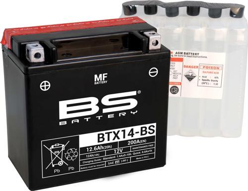 BTX14-BS Motosiklet Aküsü