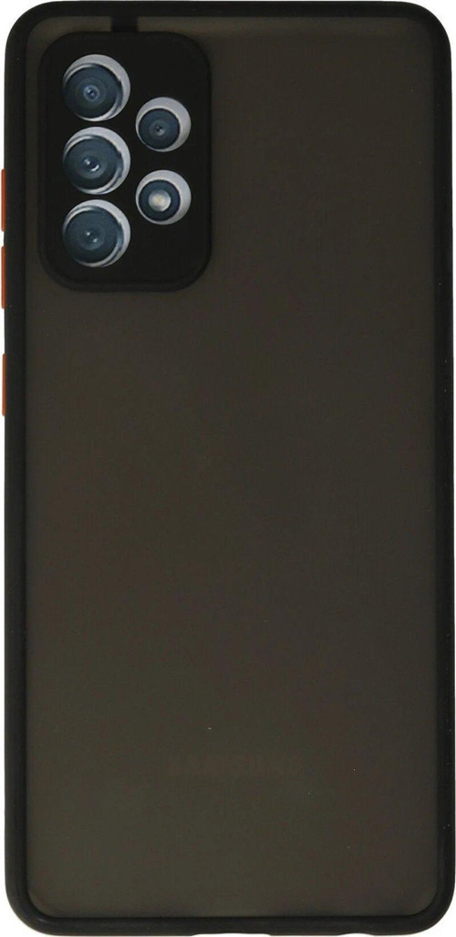 Galaxy A72 Kılıf Montreal Silikon Kapak - Siyah-(5796)