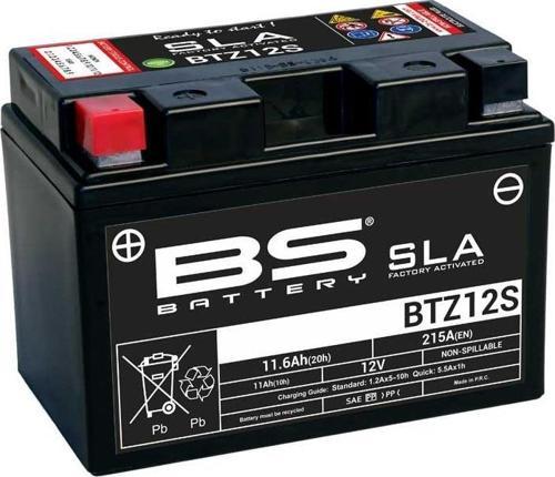 BTZ12S SLA Motosiklet Aküsü SLA Tipi