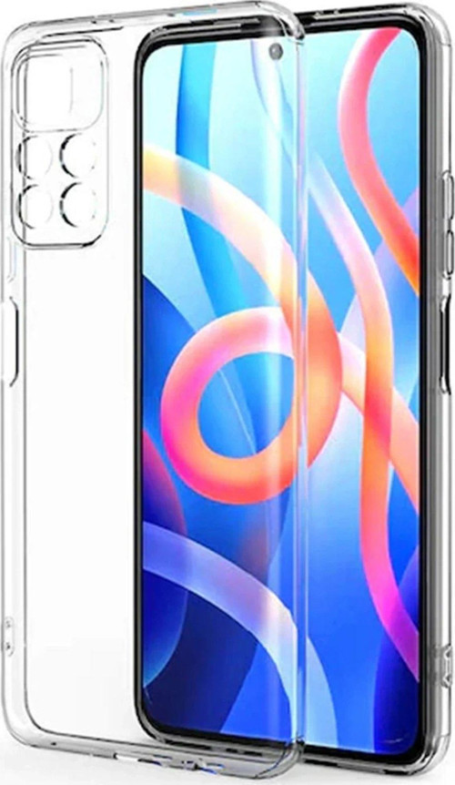 Poco M4 4G Kılıf Lüx Şeffaf Silikon-(5796)