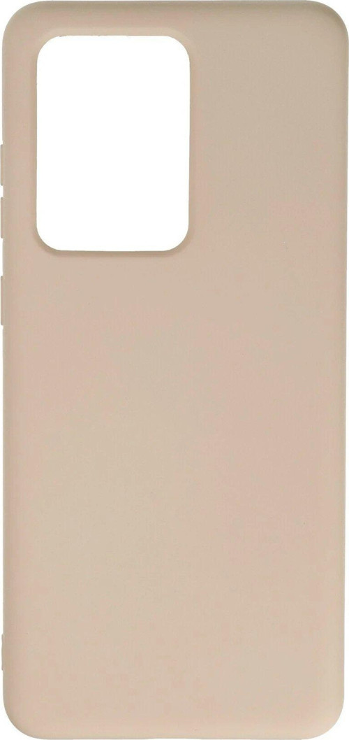 Galaxy S20 Kılıf Nano Içi Kadife Silikon - Pudra-(5796)