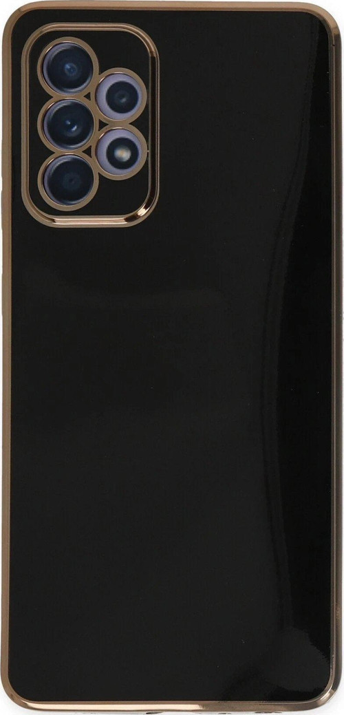 Galaxy A52 Kılıf Volet Silikon - Siyah-(5796)