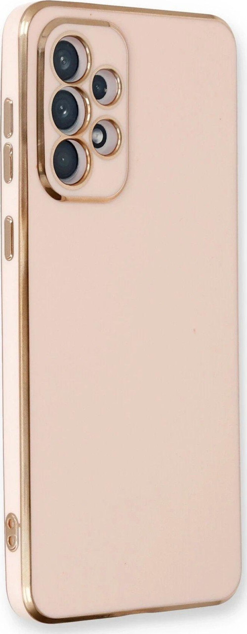 Galaxy A33 5G Kılıf Volet Silikon - Pembe-(5796)