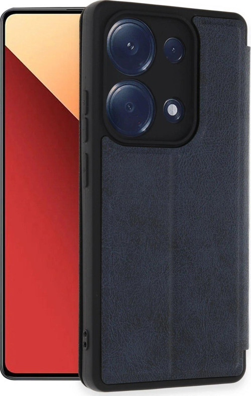 Redmi Note 13 4G Kılıf Flip Cover - Lacivert-(5796)