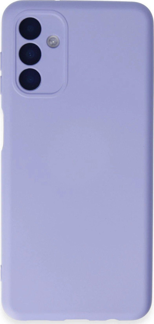 Galaxy A24 4G Kılıf Nano Içi Kadife Silikon - Lila-(5796)