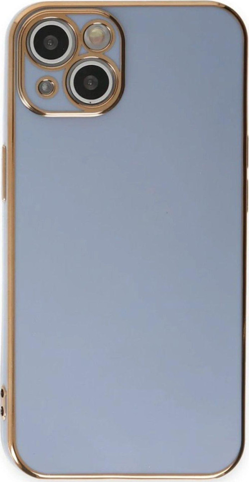 Iphone 15 Kılıf Volet Silikon - Mavi-(5796)