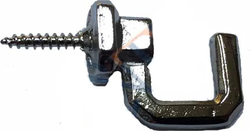 Lounge Vidalı Kanca, Askı Büyük - 15X23Mm, Nikel - 100 Adet