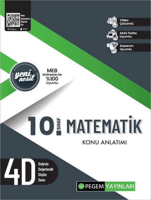 PEGEM 10. SINIF MATEMATİK KONU ANLATIMI