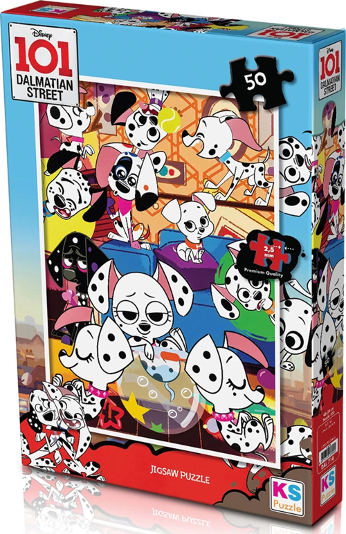 Ks 101 Dalmatian 50 Parça Puzzle