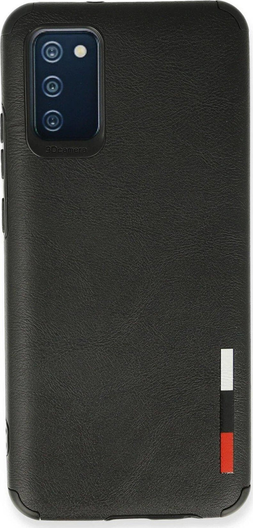 Galaxy A02S Kılıf Loop Deri Silikon - Siyah-(5796)