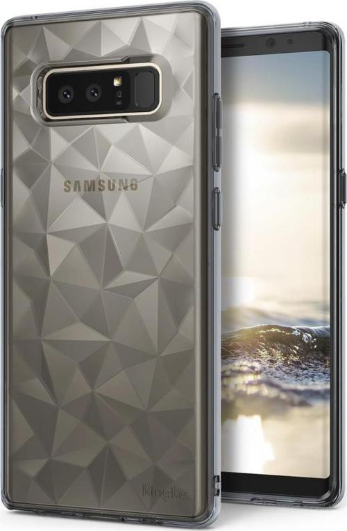 Air Prism 3D Elmas Yansıması Galaxy Note 8 ile Uyumlu KIlıf Smoke Black