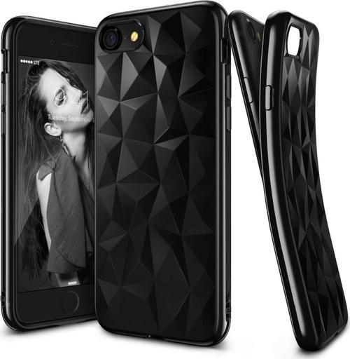Air Prism 3D Elmas Yansıması iPhone 7 ile Uyumlu KIlıf Ink Black