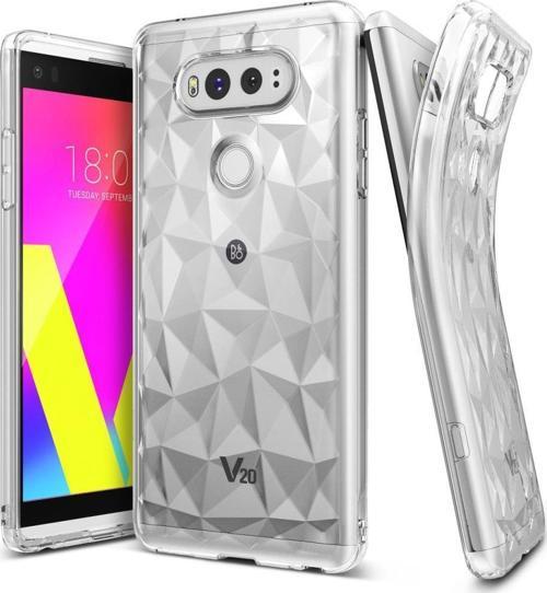 Air Prism 3D Elmas Yansıması V20 ile Uyumlu Kılıf Clear