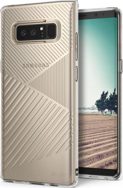 Bevel Galaxy Note 8 ile Uyumlu KIlıf Crystal Clear