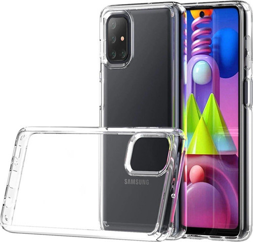 Galaxy M51 Kılıf Lüx Şeffaf Silikon-(5796)