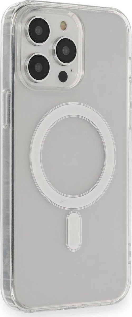 Iphone 14 Kılıf Matte Şeffaf Magneticsafe - Şeffaf-(5796)