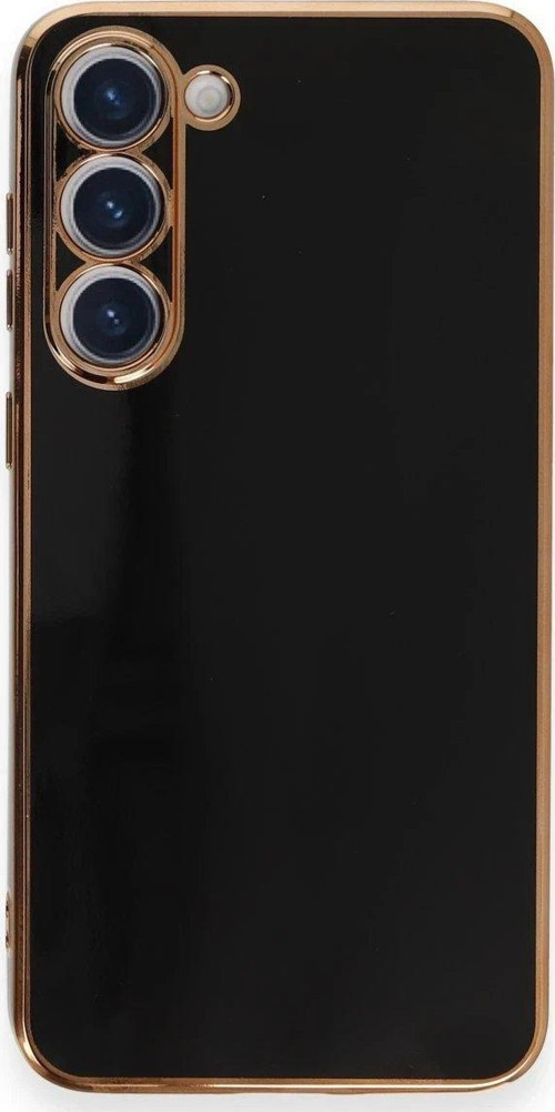 Galaxy S23 Kılıf Volet Silikon - Siyah-(5796)
