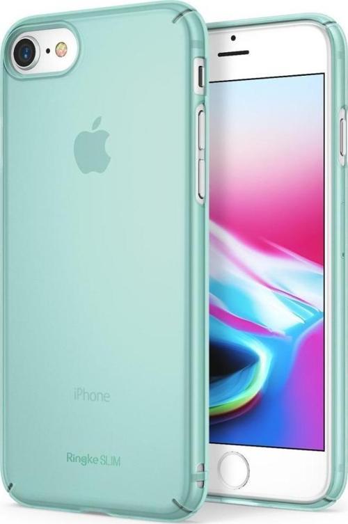 Slim Frost iPhone 7/8 ile Uyumlu KIlıf Mint İnce Buzlu Transparan