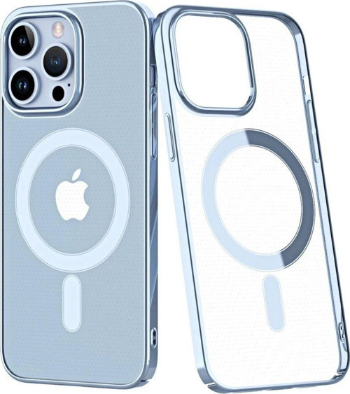 Iphone 14 Kılıf Element Magneticsafe Sert Kapak - Sierra Blue-(5796)