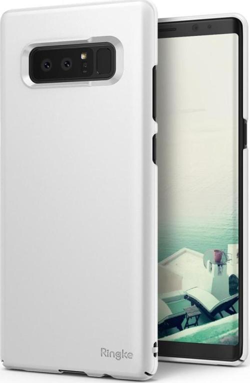 Slim Galaxy Note 8 ile Uyumlu KIlıf White