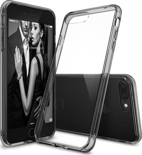 Fusion iPhone 7/8 Plus ile Uyumlu KIlıf Smoke Black TPU Bumper Extra Darbe Emici
