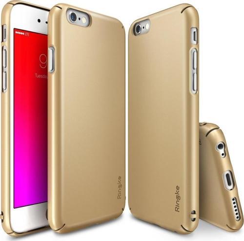 Slim iPhone 6s Plus/ 6 Plus ile Uyumlu KIlıf Royal Gold